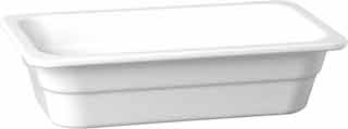 GN-vuoka "Highline" 2/4x65 mm 3 l valkoinen melamiini