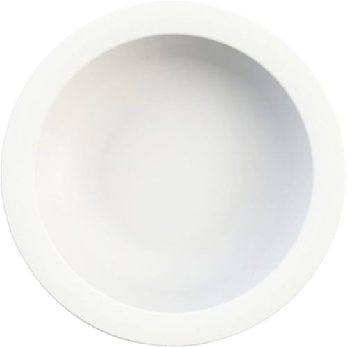 Lautanen "Colour" Ø 21,6 cm syvä valkoinen PBT-muovi. Myyntierä 5